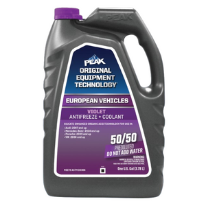 PEAK TECNOLOGÍA DE EQUIPO ORIGINAL ANTICONGELANTE + REFRIGERANTE PARA VEHÍCULOS EUROPEOS VIOLETA