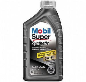 Mobil Super Synthetic 0W20  -   ¼ gls